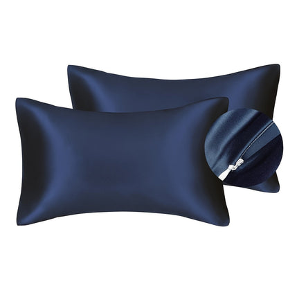 Kit 2 Unidades de Fronha de Poliéster Luxuosa com Fecho de Zíper Ortoluxxe