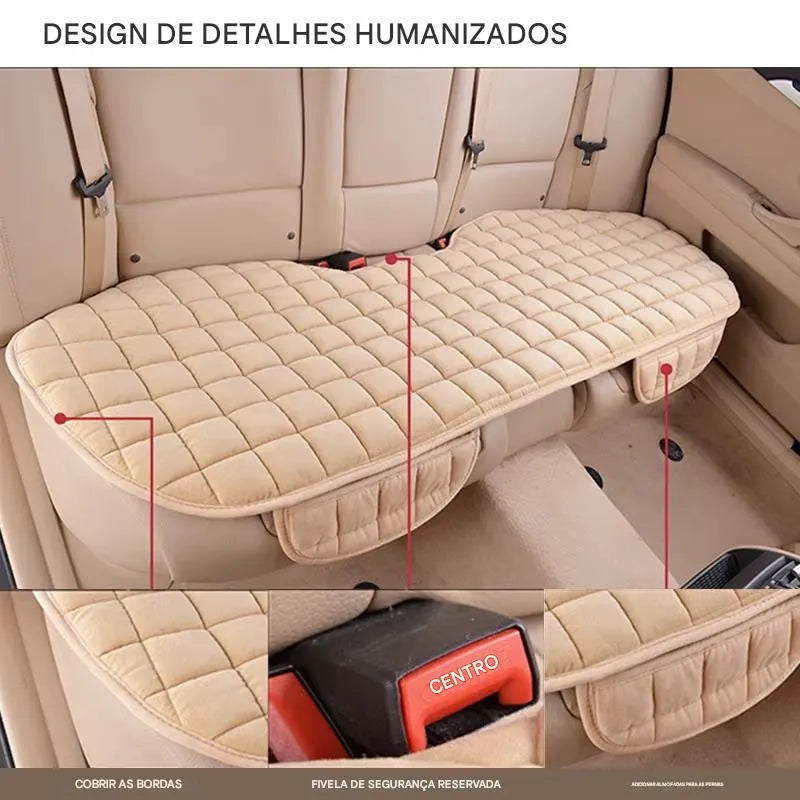 Capa de Assento Automotivo Plush Antiderrapante