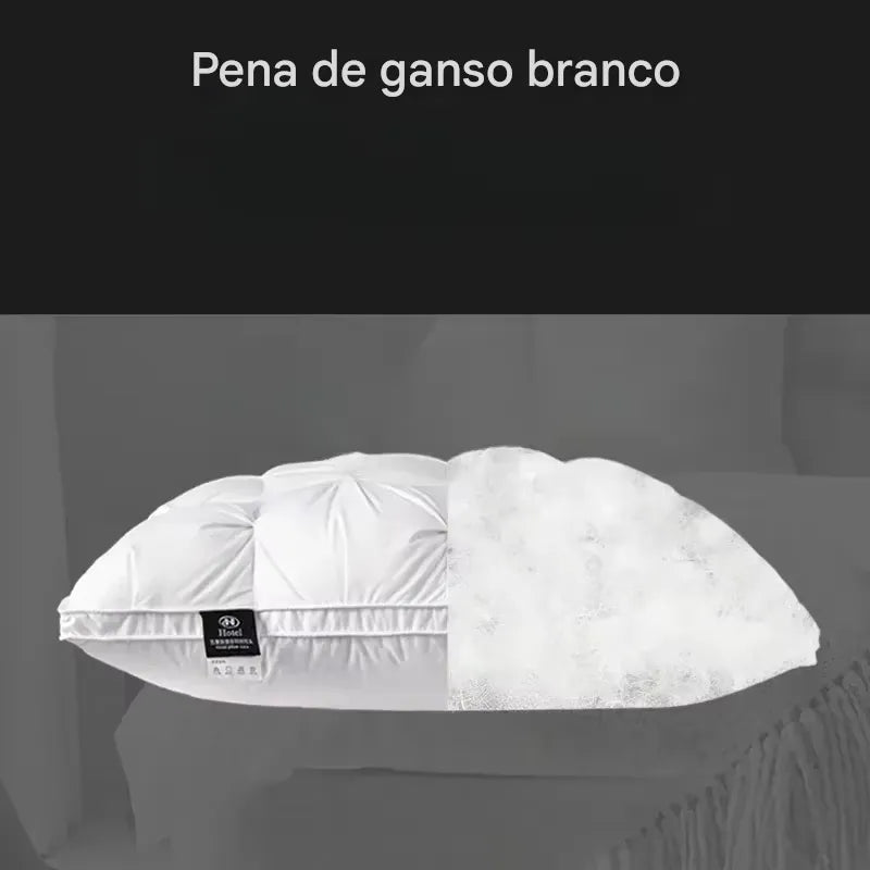 Travesseiro Penas de Ganso - Ortoluxxe