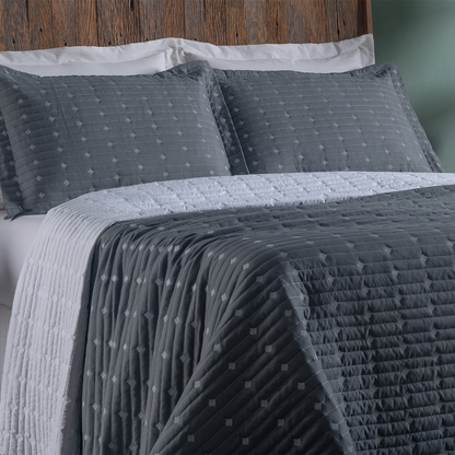 Cobre Leito Queen Com Porta Travesseiros Hipercal 200 Fios Decor