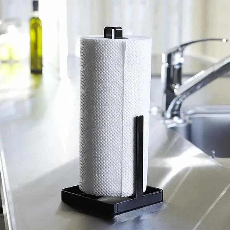 Suporte de Papel Toalha de Metal para Bancada e Cozinha Lenogue