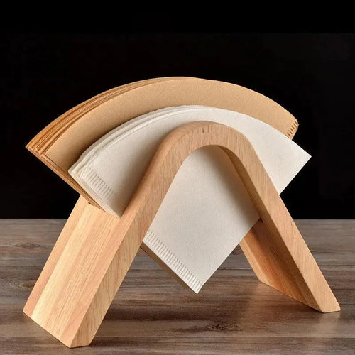 Suporte para Filtro de Café em Bambu Maciço Vertical Lenogue